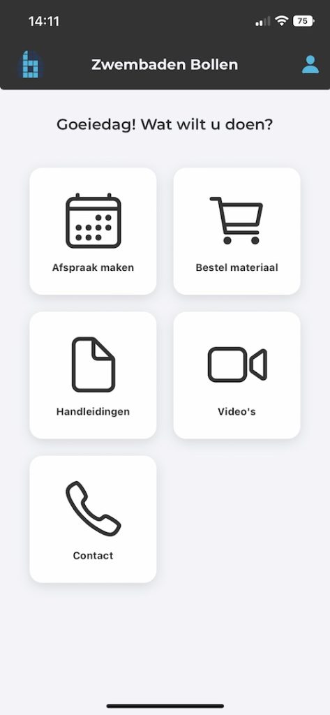 Zwembaden Bollen - Mobiele App