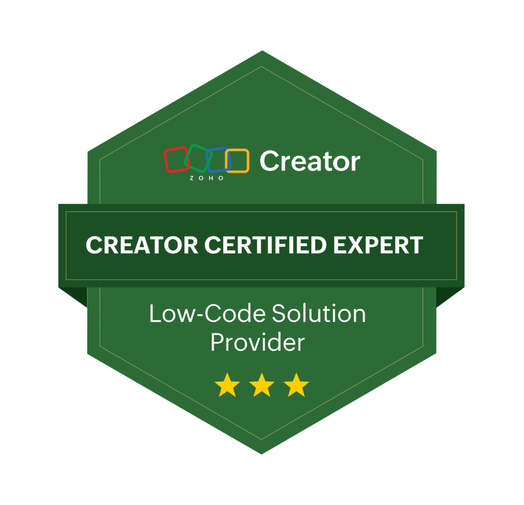 Aziri is een Zoho Creator Certified Expert