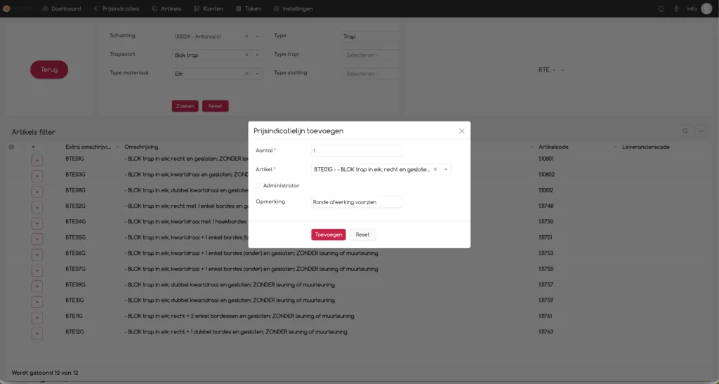 Screenshot Houtcomfort app_Meer deals door snelheid blog